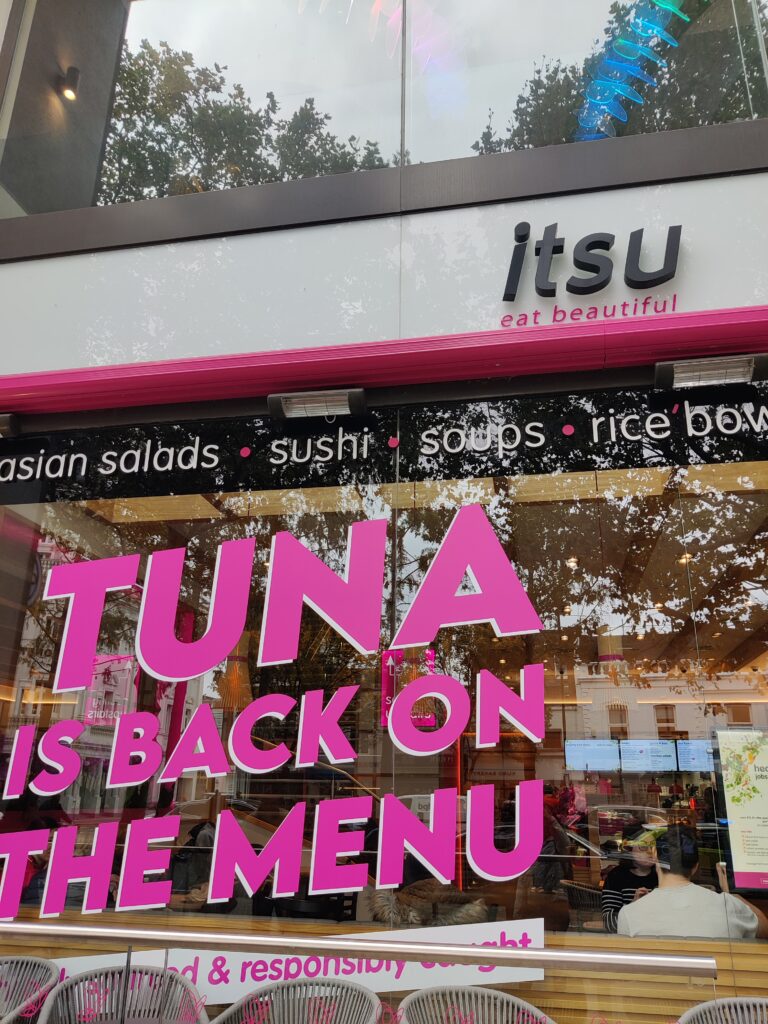Fachada de cadena Itsu.